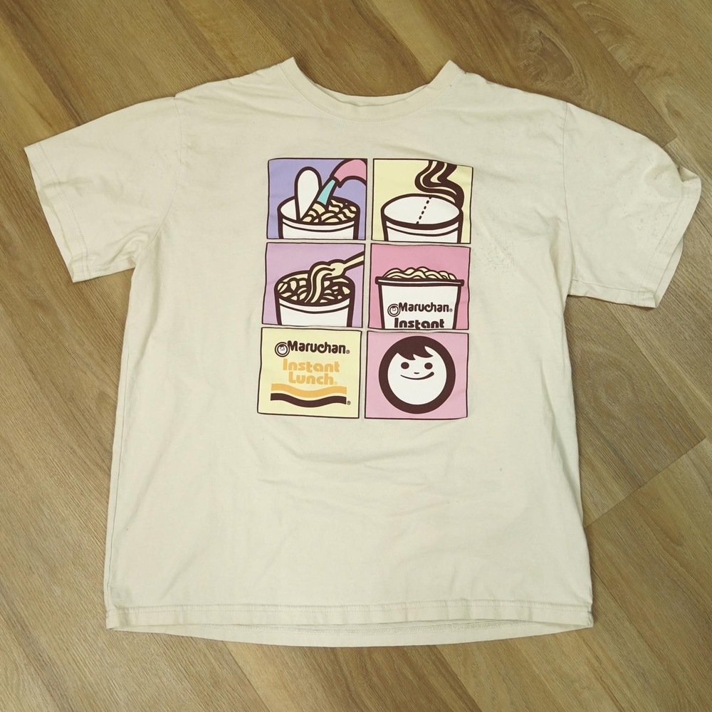 Maruchan Ramen Instant Noodle Tee - Women's Large, White‎